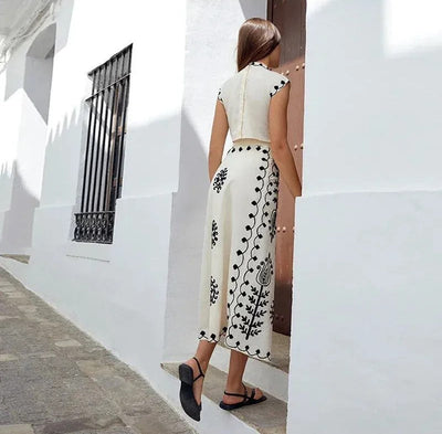 Lincy ™ | Top Met Wijde Rok Set