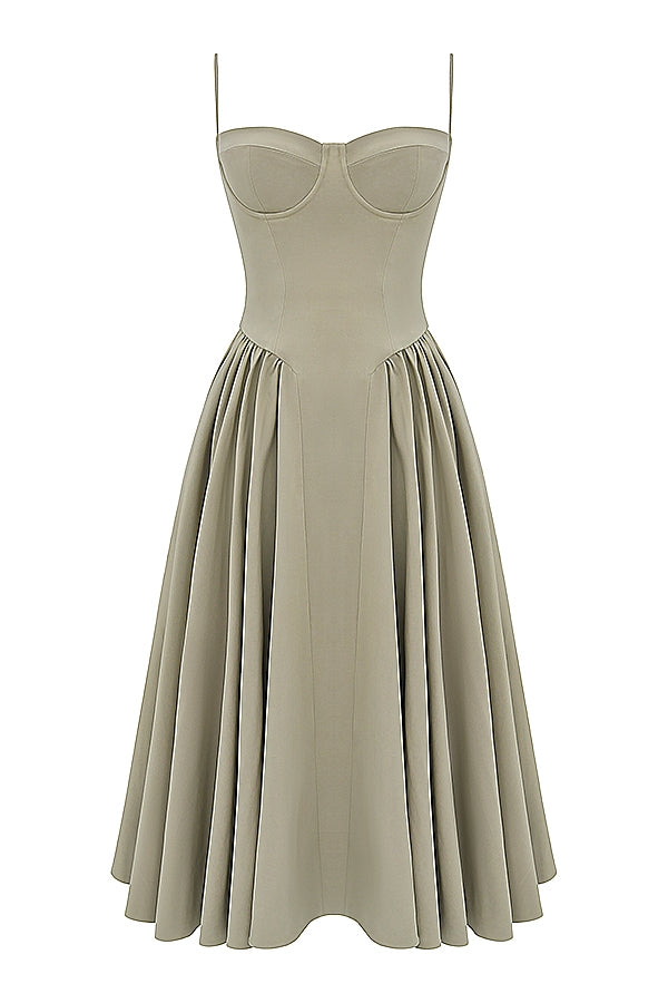 Felicity Korset Midi Jurk