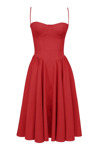 Felicity Korset Midi Jurk