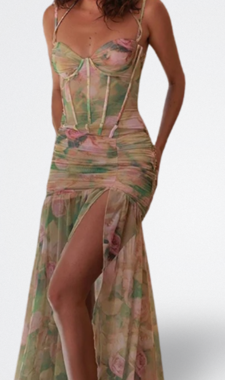 ISAMARA | LANGE JURK MET CORSET