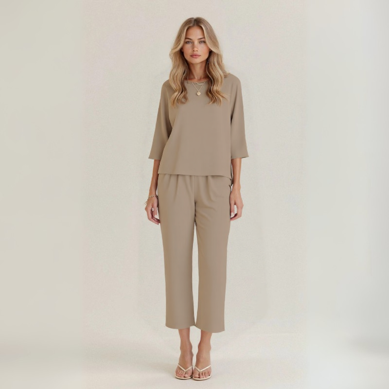 Silvia | Compleet in ambachtelijk stof