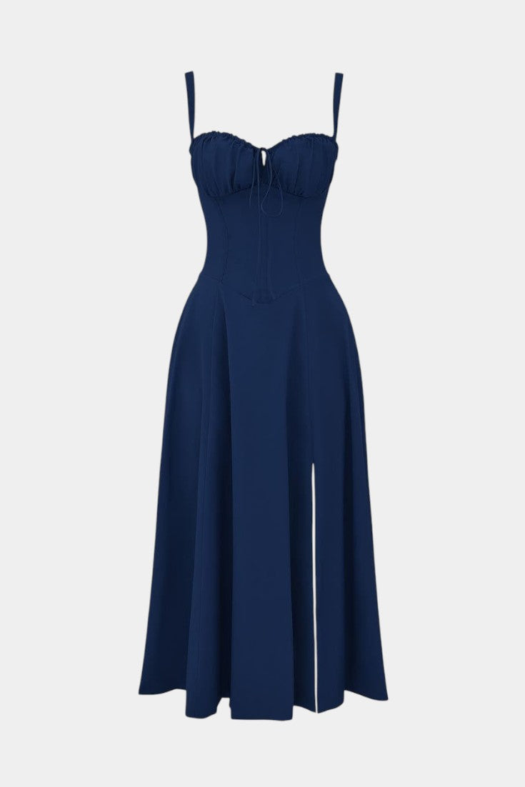 Flora Corset A-Lijn Midi Jurk