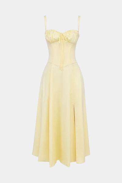 Flora Corset A-Lijn Midi Jurk