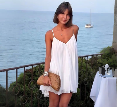 Mio™ | Elegante mini-jurk met blootgestelde rug