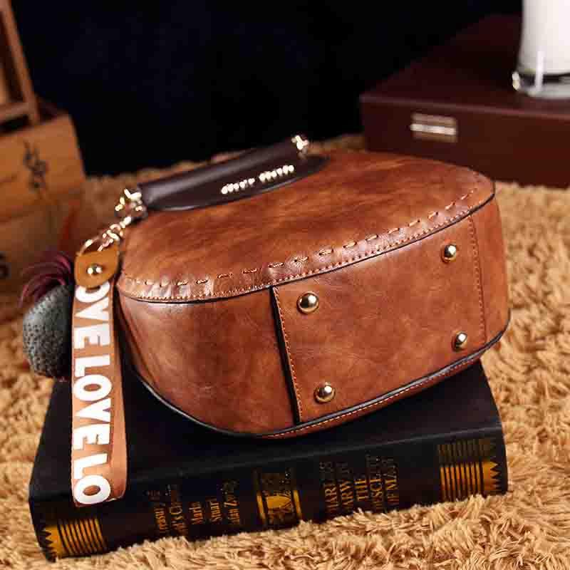 Fara | Schoudertas van leer