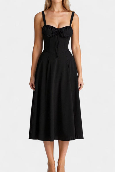 Flora Corset A-Lijn Midi Jurk