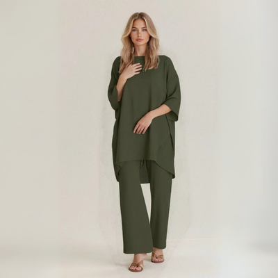 Silvia | Compleet in ambachtelijk stof