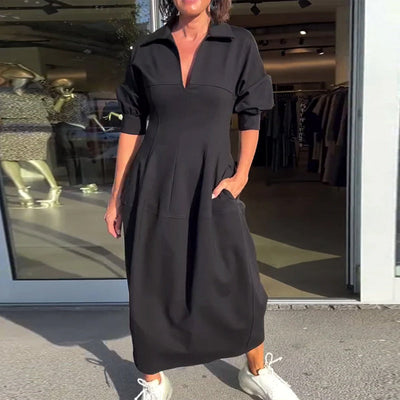 Karolin | Comfortabele Lange Jurk