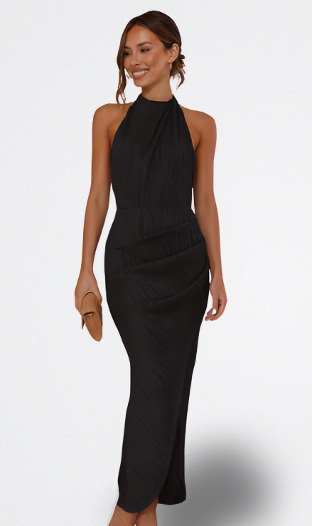 Ceila | Midi Plissé Jurk
