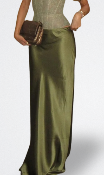 Rina | Jurk met Elegante Glans