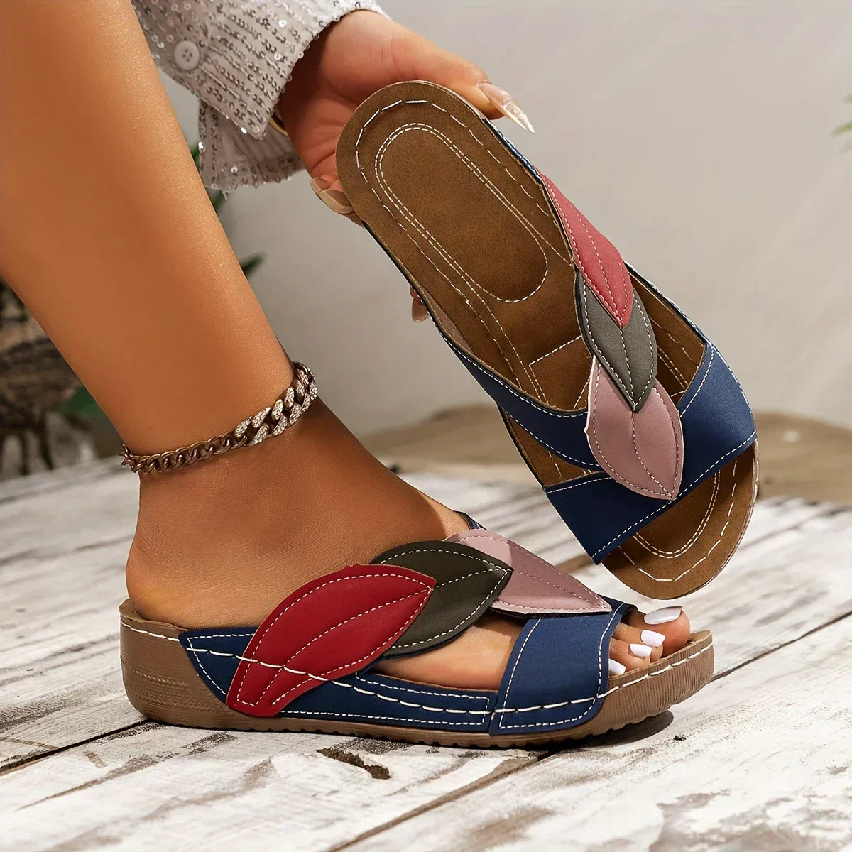 CLARA™ | Instap-sandalen