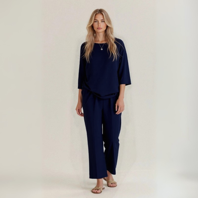 Silvia | Compleet in ambachtelijk stof