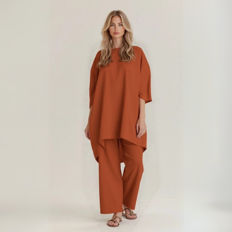 Silvia | Compleet in ambachtelijk stof