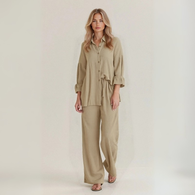 Livia | Compleet zomermodel in puur natuurlijk stof