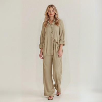 Livia | Compleet zomermodel in puur natuurlijk stof