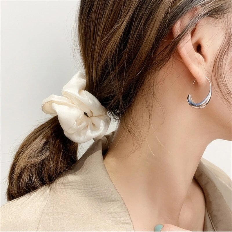 Luxe gouden en zilveren oorbellen