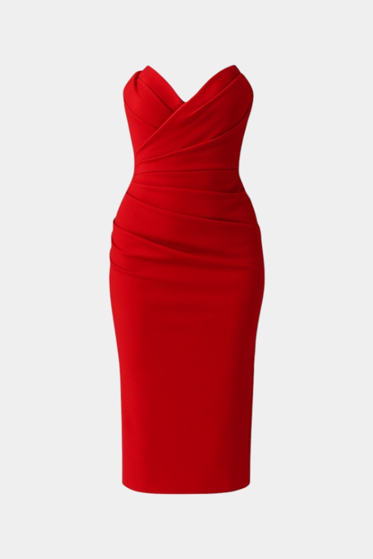 Iveta Strapless Backless Dress