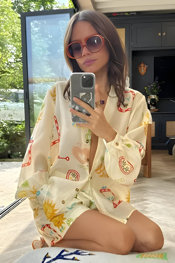 Lacey™  | Lange Mouwen en Korte Set