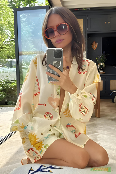 Lacey™  | Lange Mouwen en Korte Set