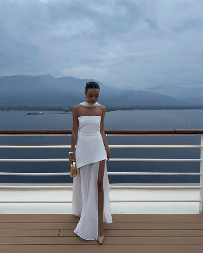 Valerie | Asymmetrische Maxi Jurk