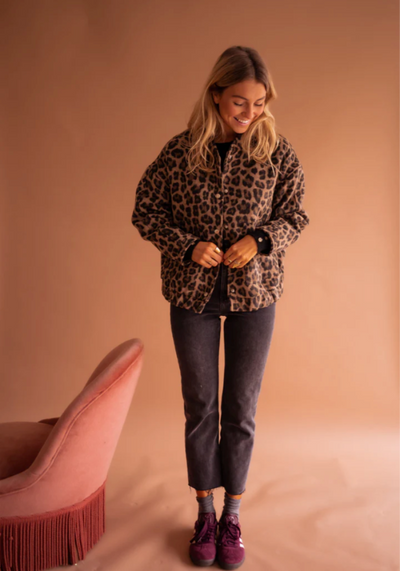 LEONA™ | De Leopard Bomberjacke