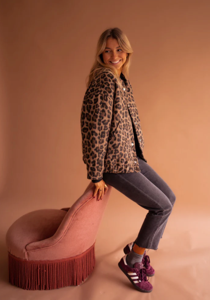 LEONA™ | De Leopard Bomberjacke