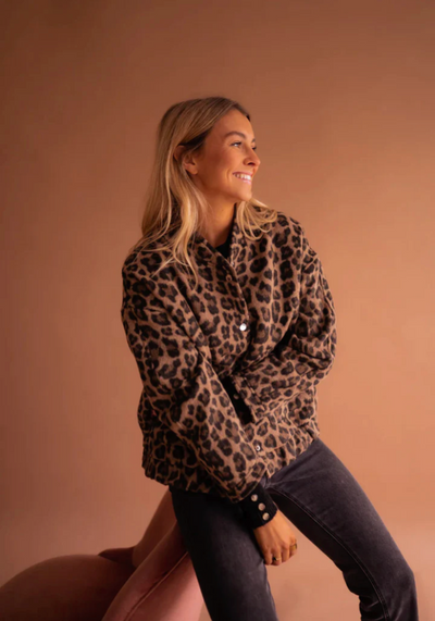 LEONA™ | De Leopard Bomberjacke