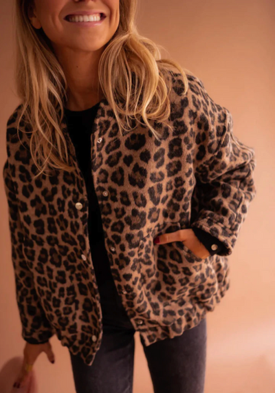 LEONA™ | De Leopard Bomberjacke