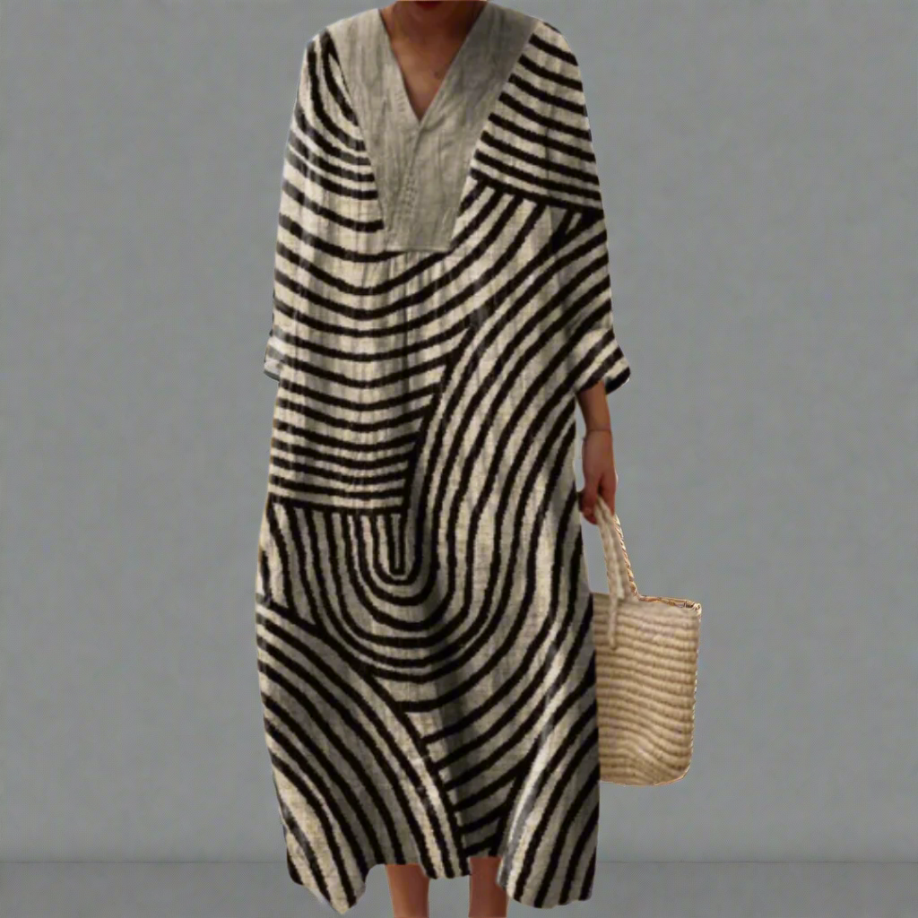 Abigail™ | Elegante geometrische jurk