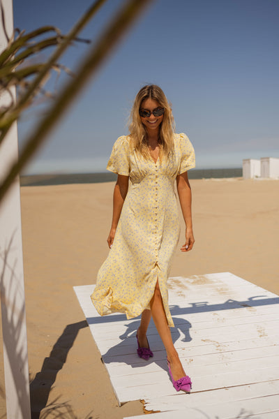 Diana™ | Het Gebloemde Zomer Midi-jurk