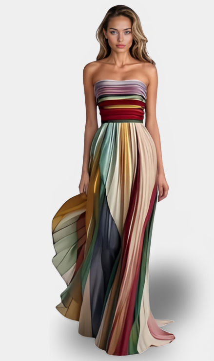 Flora Lange Jurk Elegant