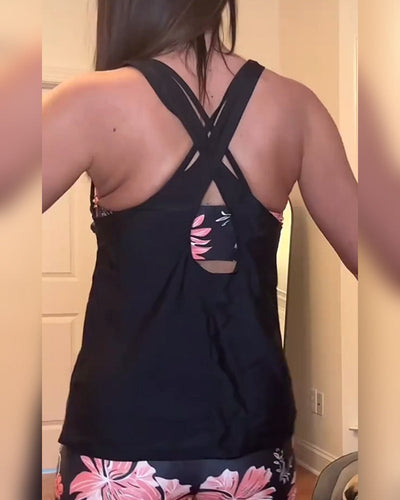 Slim Fit Badpakken Split Print Boxer