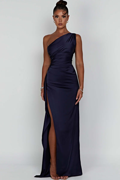 Emberly Eén-Schouder Maxi Jurk