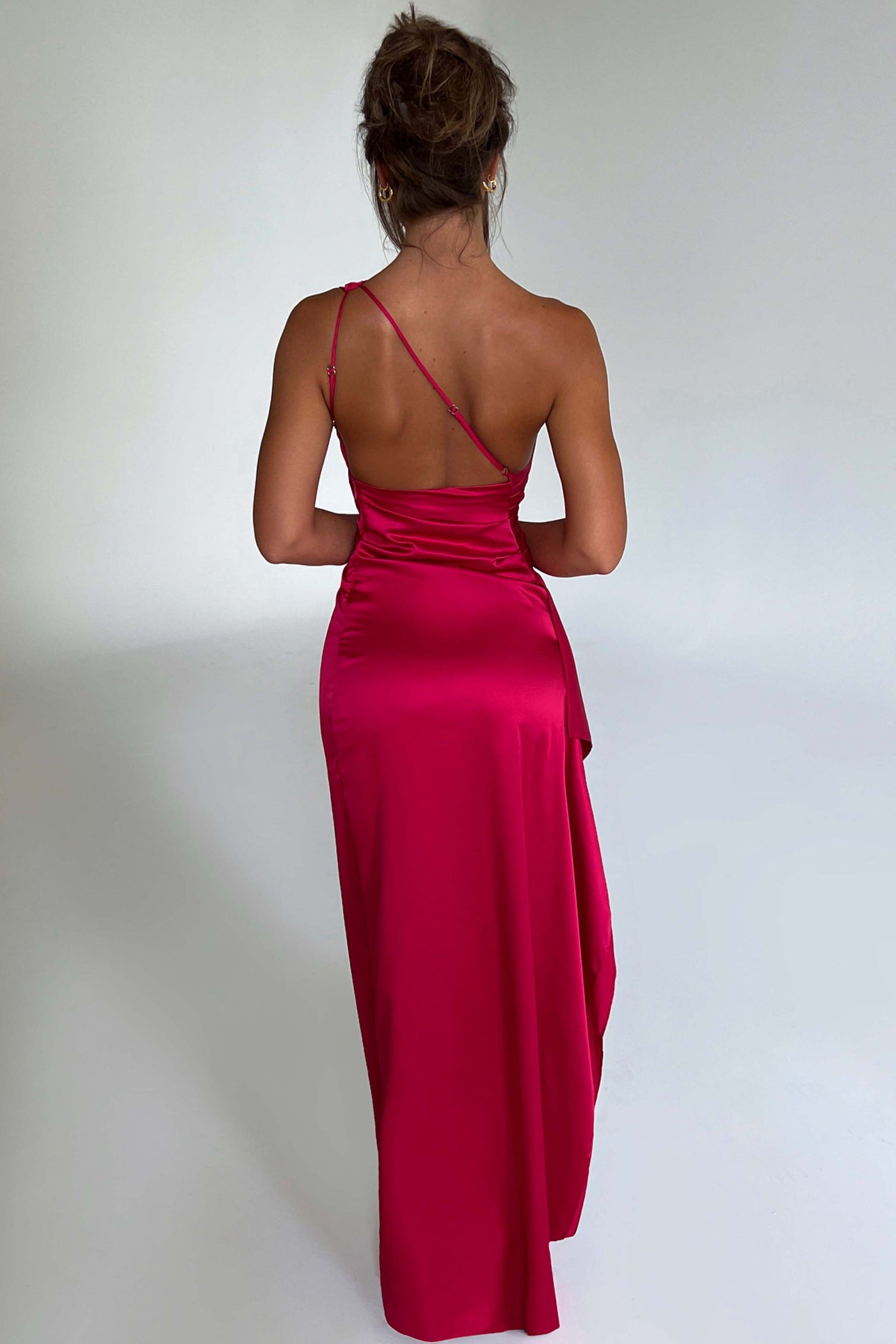 Emberly Eén-Schouder Maxi Jurk