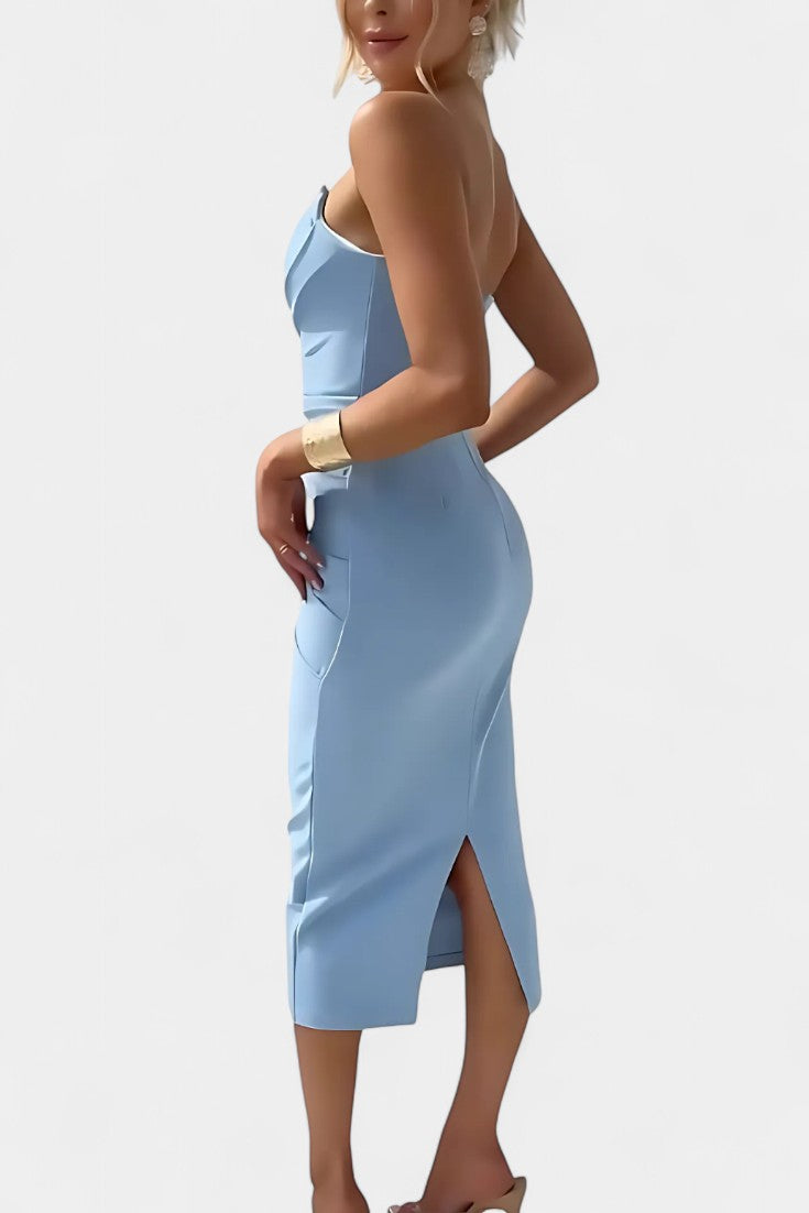 Iveta Strapless Backless Dress
