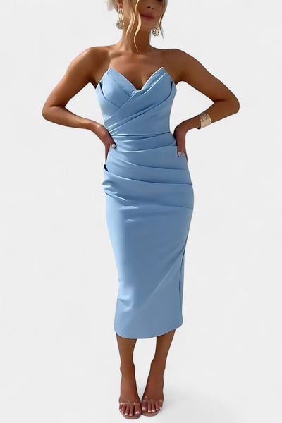 Iveta Strapless Backless Dress