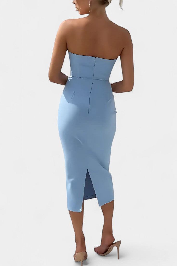 Iveta Strapless Backless Dress