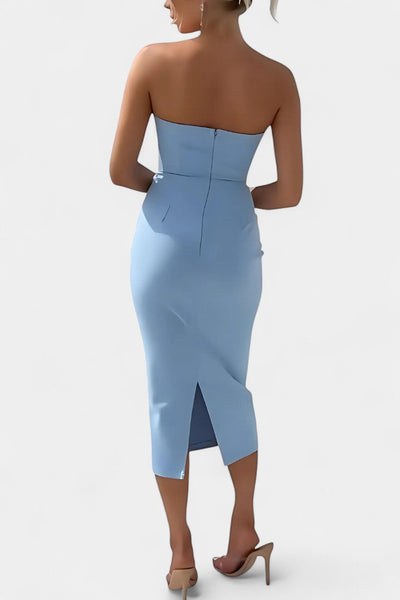 Iveta Strapless Backless Dress