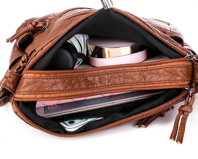 Andy | Zachte leren tas