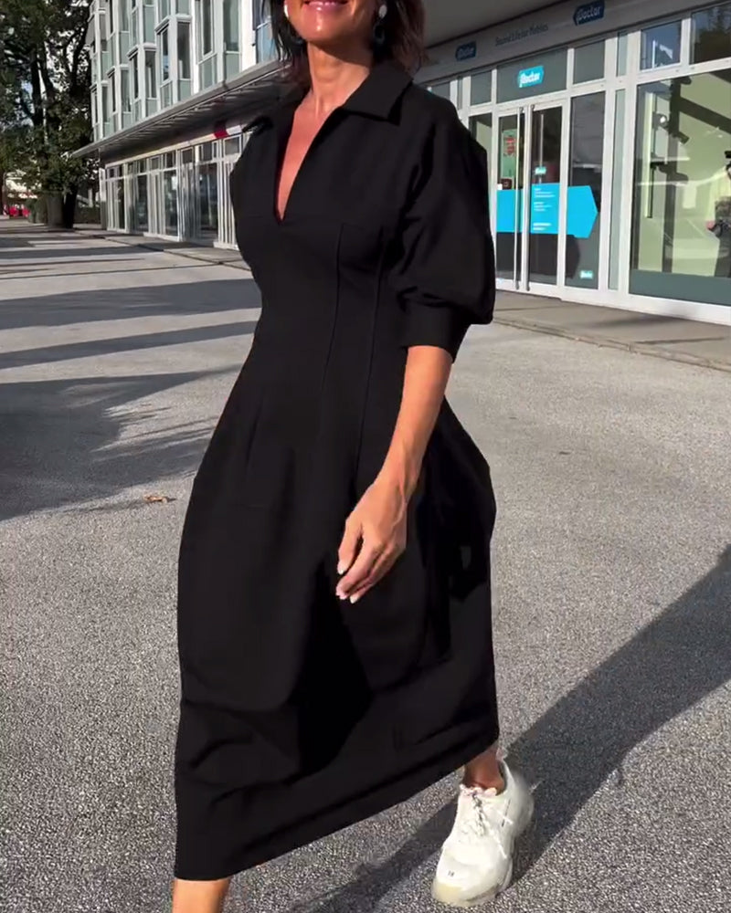 Karolin | Comfortabele Lange Jurk