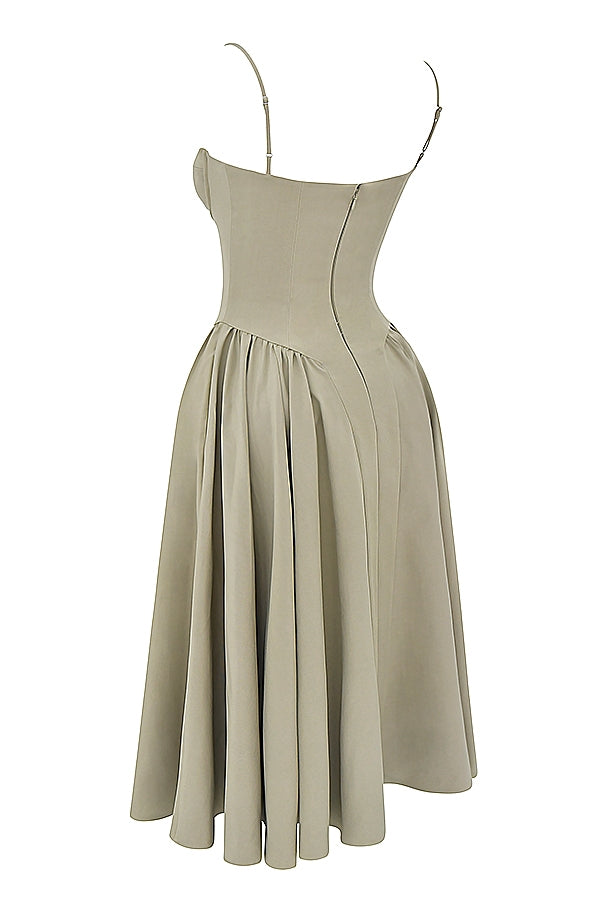 Felicity Korset Midi Jurk