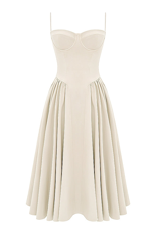 Felicity Korset Midi Jurk