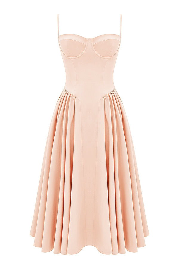 Felicity Korset Midi Jurk